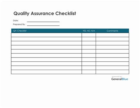 Quality Control Template for Excel (Free Download).
